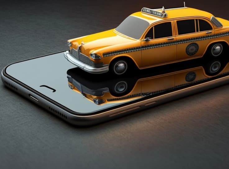 Decorative shape accent for Harford NY Taxi and car Service section background